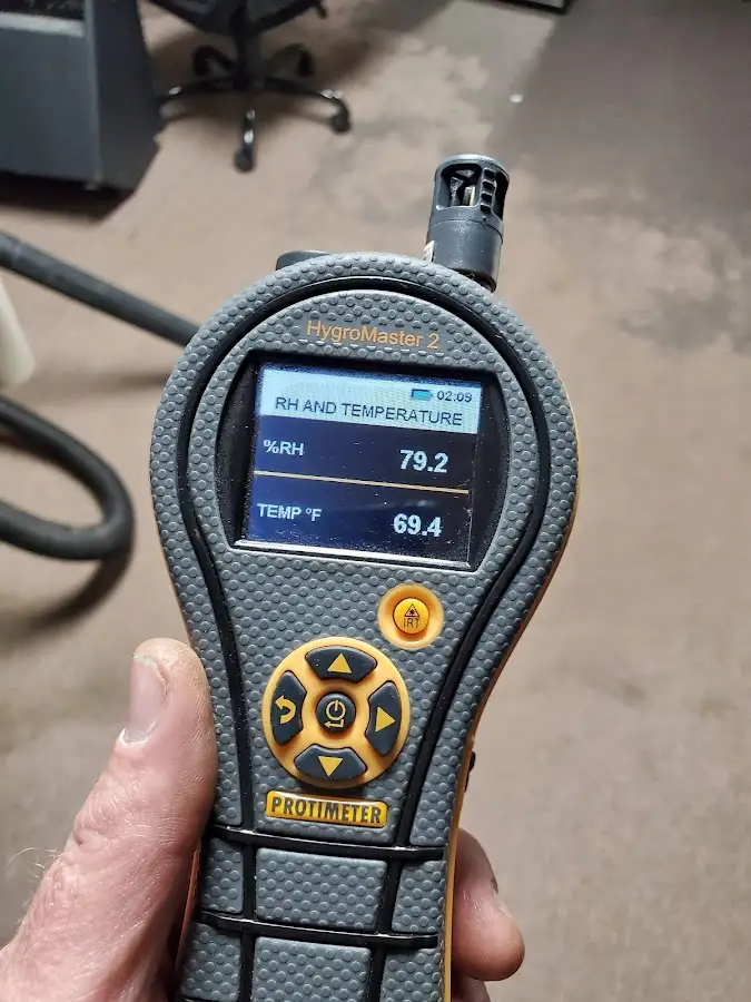 Moisture meter humidity assessment for Fire & Smoke Damage Restoration in Madera